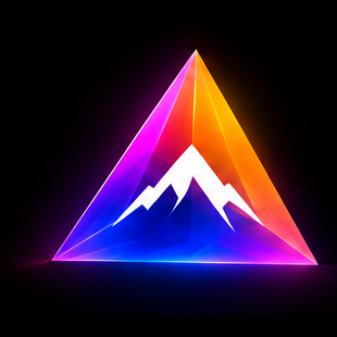Abstract golden solar flare and radiant light symbol
