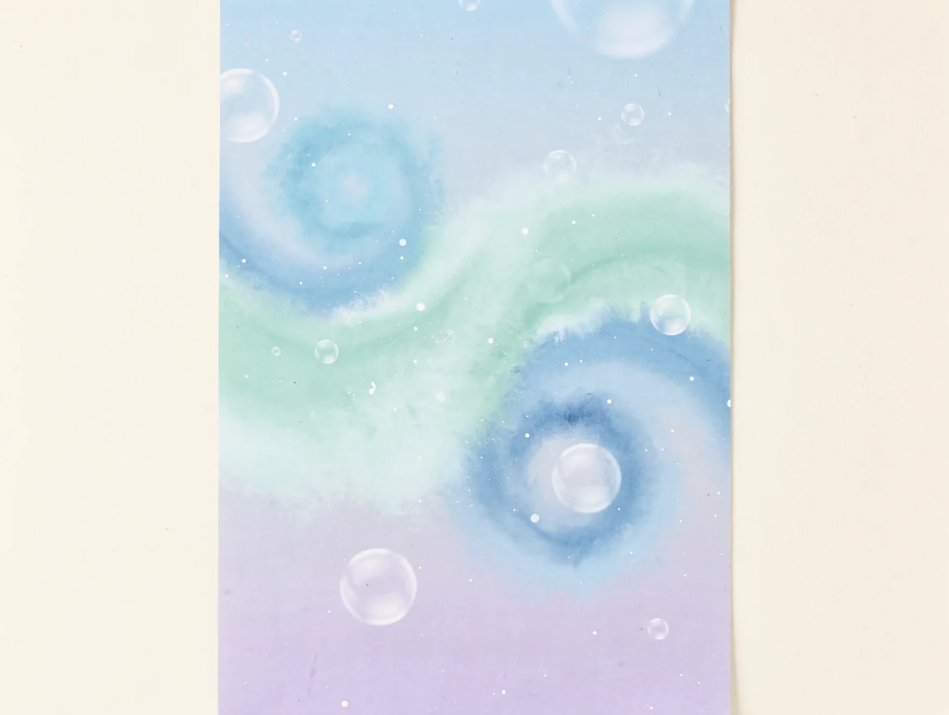 Soft diffuse pastel luminous bokeh gradient representing childhood