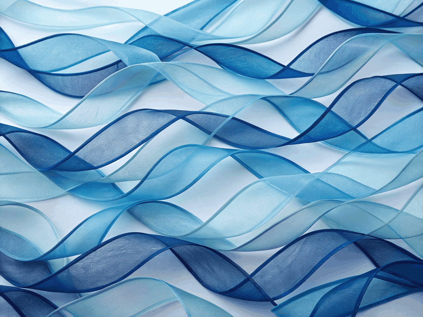 Luminous indigo and blue airy spectral gradient representing faith
